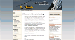 Desktop Screenshot of gyrocopter-hamburg.de